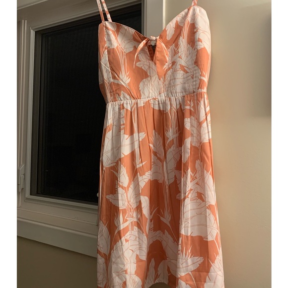 Roxy floral spaghetti strapped dress - Picture 2 of 2